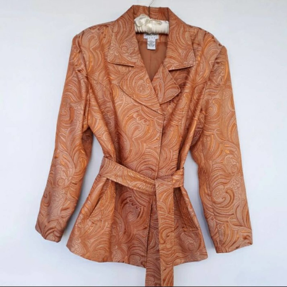Paula Hian Luxe Womens Large Vintage Inspired Overcoat